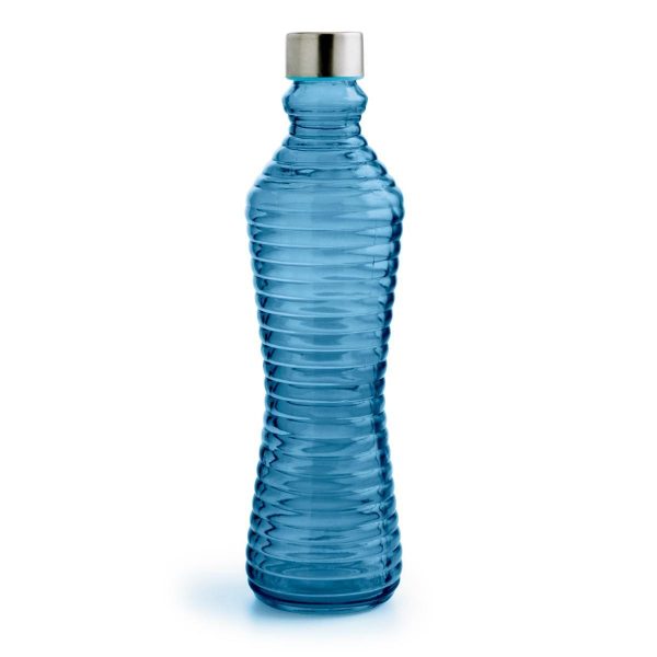 Botella con tapón 1l Line azul oscuro