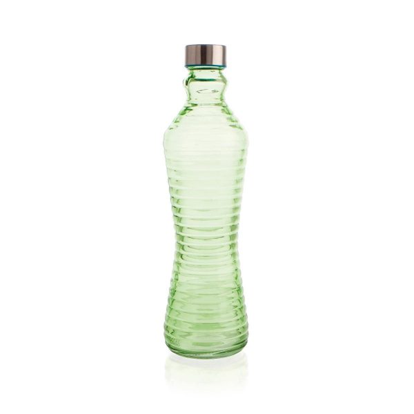 Botella con tapón 1l Line verde