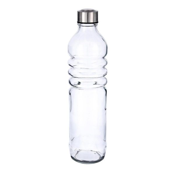 Botella vidrio 1,25l Relieve Fresh transparente