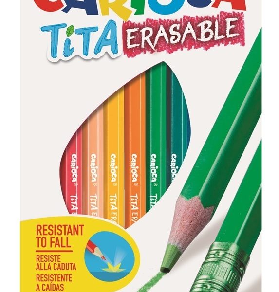 Lápices de colores TITA ERASABLE 12uds