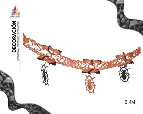 Guirnalda arañas colgantes 2,4 m