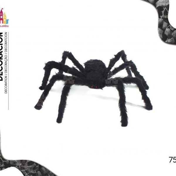 Araña negra 75 cm