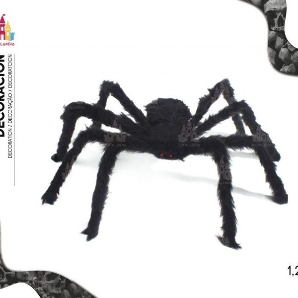 Araña negra 125 cm