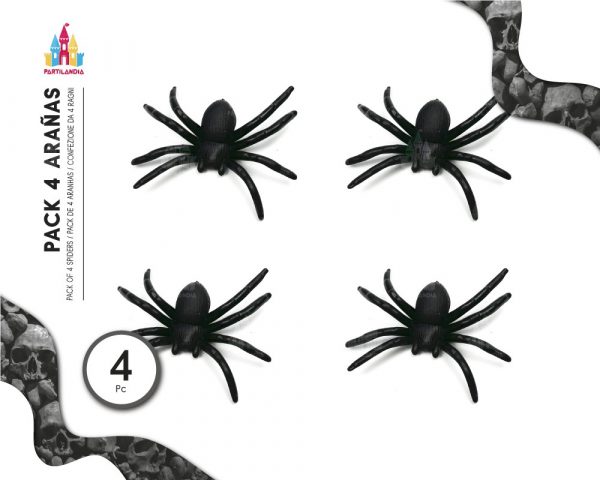 Pack 4 arañas