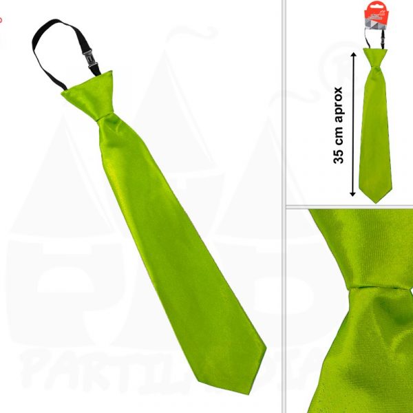 Corbata verde lima