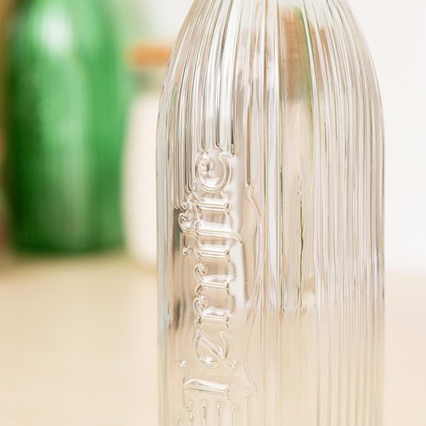 Botella con tapón 1l Viba transparente