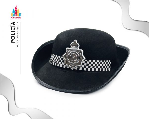 Sombrero de policía fieltro