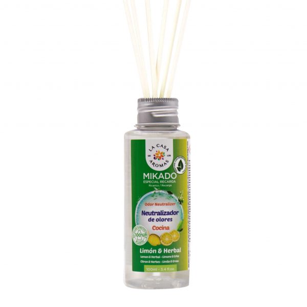Mikado reposición neutralizador de olores 100ml Limón & herbal