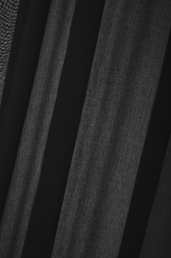 Cortina visillo Monna 135x260cm negro