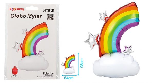 Globo Mylar arcoíris