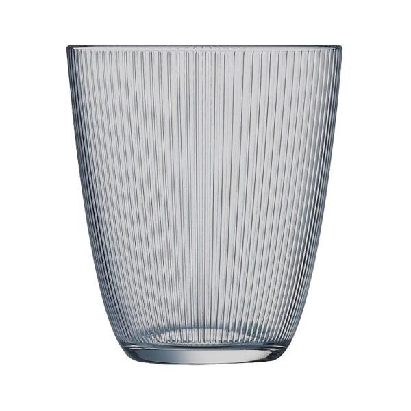 Vaso alto vidrio 31cl Concepto Stripy gris